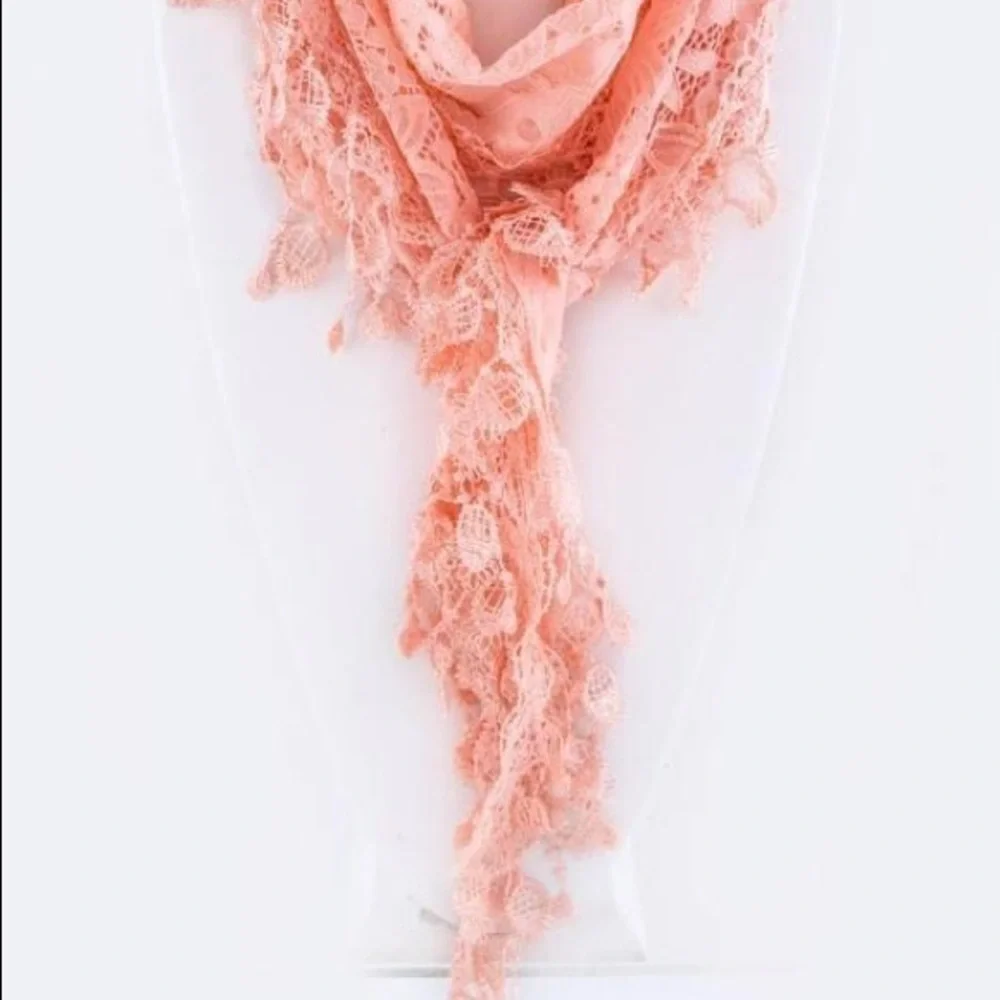 Scarf Antique Fringe Lace